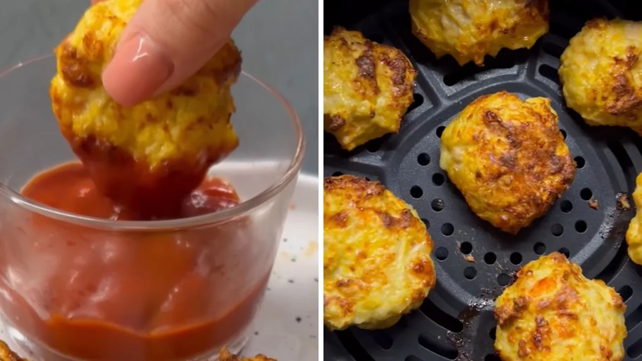 Nuggets di pollo e carote