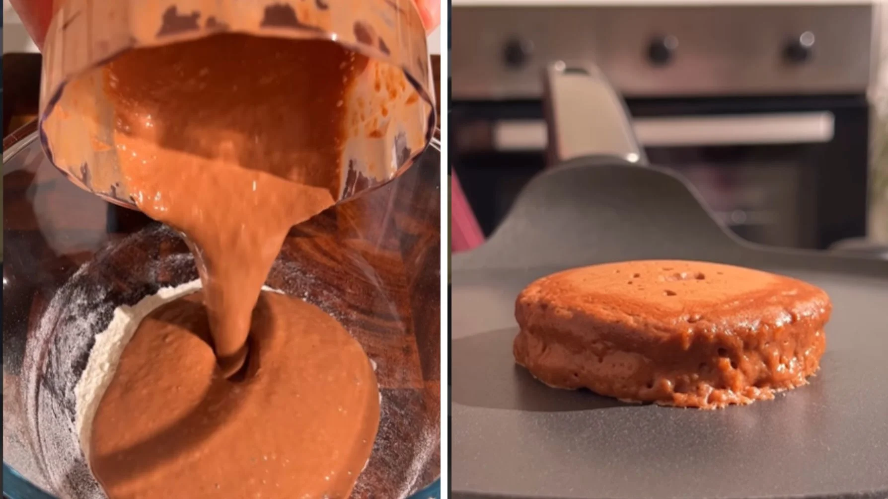 Pancake arancia e cioccolato