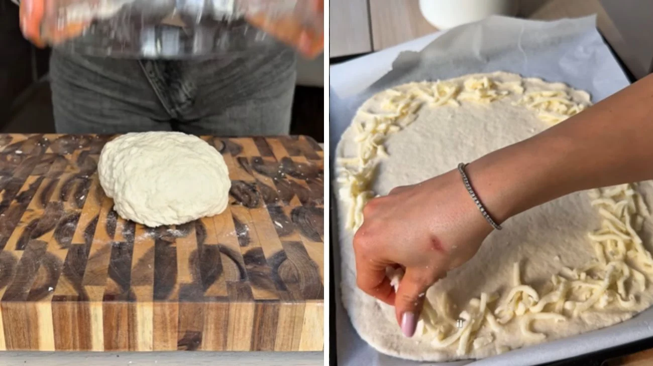 Pizza con impasto allo yogurt greco