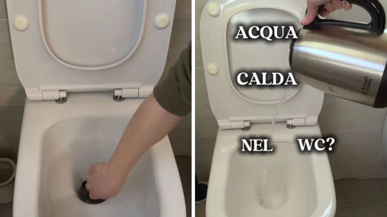 macchie gialle nel Wc